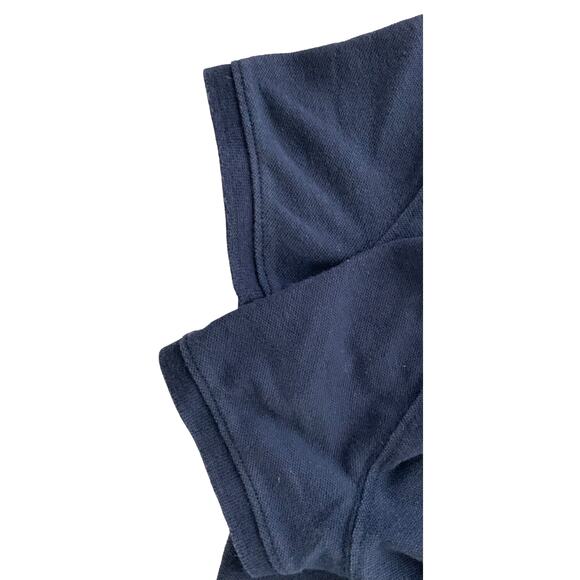 CAT & JACK SHORT SLEEVE POLO SHIRT, BOYS, XS (4/5), NAVY, ORANGE & LT BLUE TRIM - Picture 4 of 7